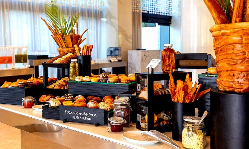 Breakfast Buffet Bread Station