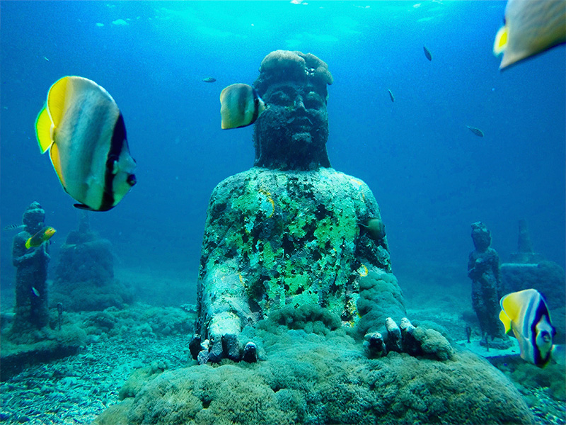 Dive into underwater museum of art (MUSA)