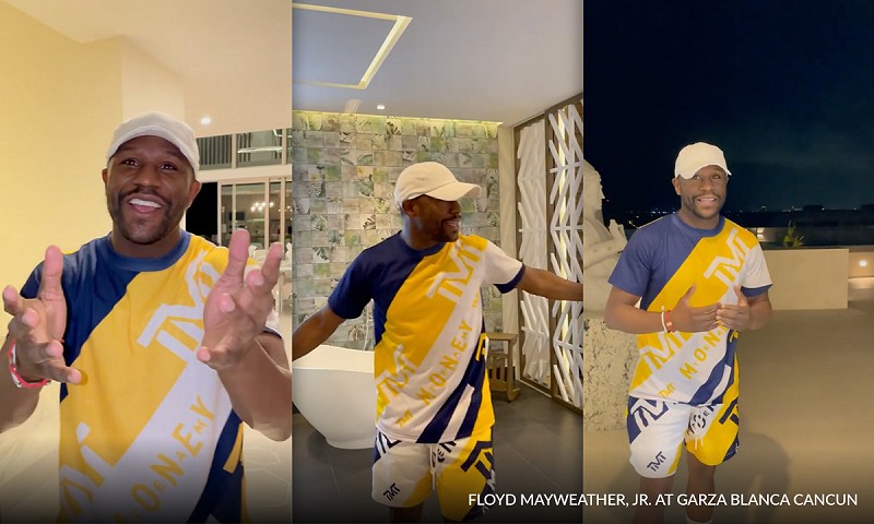 Floyd myweather at garza blanca cancun Floyd myweather at garza blanca cancun