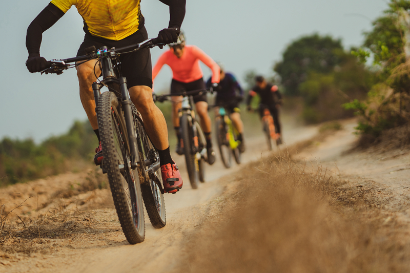 Mountain biking