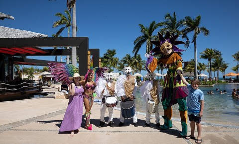 Mardi Grass en Villa del Palmar Cancún