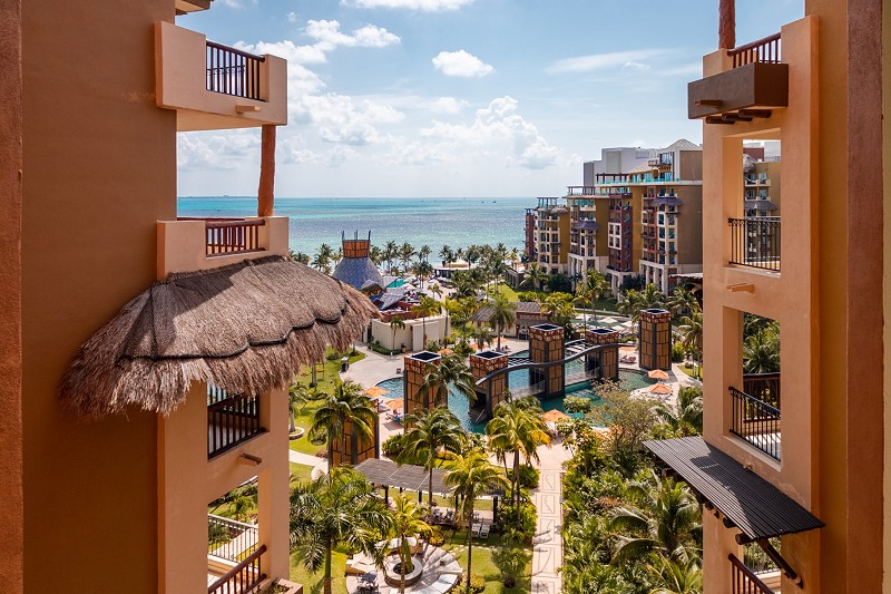 Villa del palmar cancun suites aereal view