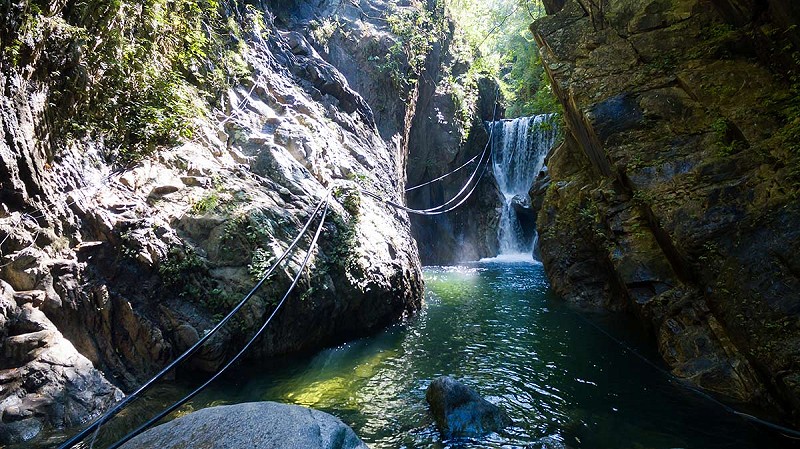 Visit the palo maria waterfalls